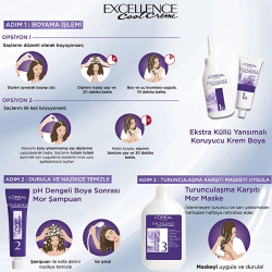 L'Oreal Paris Excellence Cool Creme Saç Boyası – 3.11 Ekstra Küllü Koyu Kahve - 4