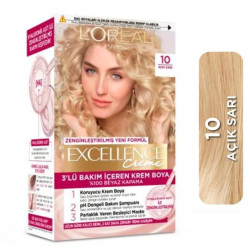 Loreal Paris Excellence Creme 10 Açık Sarı Saç Boyası