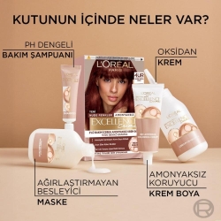 L’Oréal Paris Excellence Creme Saç Boyası – 4UR Nude Koyu Kızıl - 6