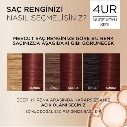 L’Oréal Paris Excellence Creme Saç Boyası – 4UR Nude Koyu Kızıl - 5