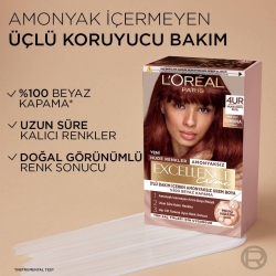 L’Oréal Paris Excellence Creme Saç Boyası – 4UR Nude Koyu Kızıl - Loreal Paris (1)