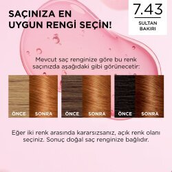 Loreal Paris Excellence Creme Saç Boyası - 7.43 Sultan Bakırı - 4