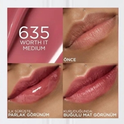 Loreal Paris Hyaluron Lip Tint 635 Worth It Medium - 2