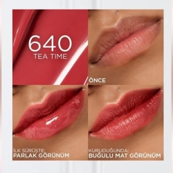 Loreal Paris Hyaluron Tint Lip Stain Serum 640 Tea Time - 2