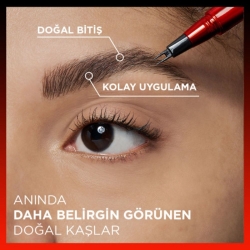 Loreal Paris Infaillible Faux Brow Ultra İnce Uçlu Kaş Kalemi - Dark Brunette - 3