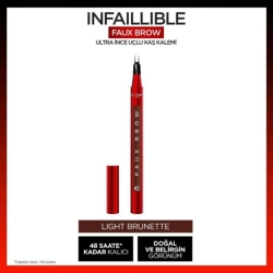 Loreal Paris Infaillible Faux Brow Ultra İnce Uçlu Kaş Kalemi - Light Brunette