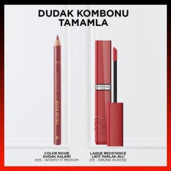 Loreal Paris Infaillible Laque Resistance Likit Parlak Ruj - 215 Drunk in Rose - 8