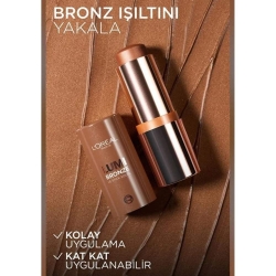 Loreal Paris Lumi Bronzlaştırıcı Stick - 110 Toasted Sunlight - 4