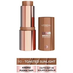 Loreal Paris Lumi Bronzlaştırıcı Stick - 110 Toasted Sunlight - Loreal Paris