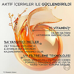Loreal Paris Revitalift Clinical C Vitamini İçeren Renkli Işıltılı SPF30 Nemlendirici Yüz Güneş Kremi 40 ml - 3