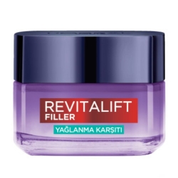 Loreal Paris Revitalift Filler Yağlanma Karşıtı Su Bazlı Nemlendirici Jel Krem - Salisilik Asit & Hyaluronik Asit 50ml