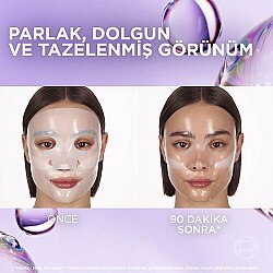 Loreal Paris Revitalift Glassy Skin Şeffaflaşan Işıltı & Nem Veren Hidrojel Maske 25 g - 4