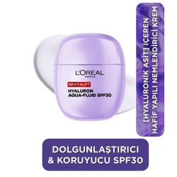 Loreal Paris Revitalift Hyaluronik Asit İçeren Dolgunlaştırıcı Etkili Spf30 Korumalı Nemlendirici Yüz Kremi 40 ml - Loreal Paris