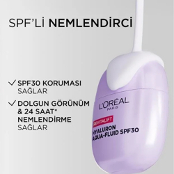 Loreal Paris Revitalift Hyaluronik Asit İçeren Dolgunlaştırıcı Etkili Spf30 Korumalı Nemlendirici Yüz Kremi 40 ml - 3