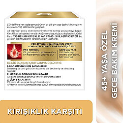 Loreal Paris Yaş Uzmanı 45+ Gece Kremi 50 ml - 4