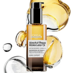Loreal Professionnel Absolut Repair Molecular Çift Fazlı Profesyonel Saç Bakım Yağı 30 ml - 2