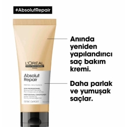 Loreal Professionnel Serie Expert Absolut Repair Yıpranmış Saçlar Onarıcı Saç Bakım Kremi 200ml - 3