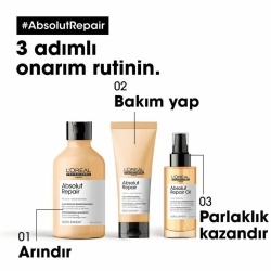 Loreal Professionnel Serie Expert Absolut Repair Yıpranmış Saçlar Onarıcı Saç Bakım Kremi 200ml - 4