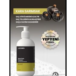 Luis Bien Kara Sarımsak Şampuanı 500ml - 3
