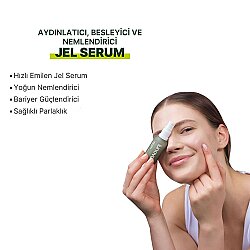 Lunova Nemlendirici Ve Aydınlatıcı Jel Serum 30ml - 5