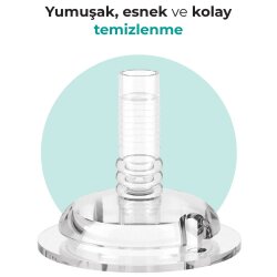 Mamajoo Akıtmaz Pipetli Anti-Kolik Bardak Mor 270ml - 4