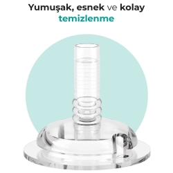 Mamajoo Akıtmaz Pipetli Anti-Kolik Bardak Mor 270ml - 9