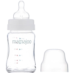 Mamajoo Antikolik Cam Biberon & Biberon Emziği 180ml - 2