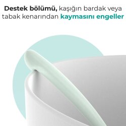 Mamajoo Powder Green Beslenme Kaşığı 2'li & Saklama Kutusu - 4