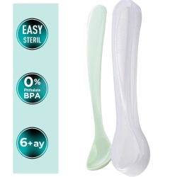 Mamajoo Powder Green Beslenme Kaşığı 2'li & Saklama Kutusu - 7