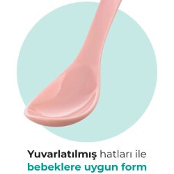 Mamajoo Powder Pink Beslenme Kaşığı 2'li & Saklama Kutusu - 3
