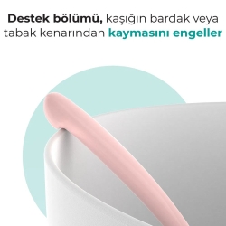 Mamajoo Powder Pink Beslenme Kaşığı 2'li & Saklama Kutusu - 6