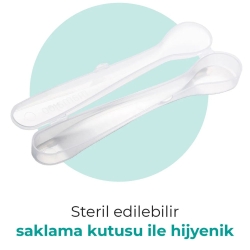 Mamajoo Powder Pink Beslenme Kaşığı 2'li & Saklama Kutusu - 7