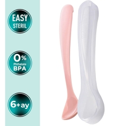 Mamajoo Powder Pink Beslenme Kaşığı 2'li & Saklama Kutusu - 9