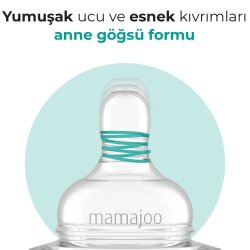 Mamajoo Silikon Saklama Kutulu Biberon Emziği Antikolik 2'li 12Ay+ - 3