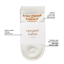 Margaret Dabbs London Kenevir Lifli Ayak Bakım & Pedikür Çorabı - 3