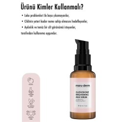 Maruderm Glutatyon Beyazlatıcı ve Leke Karşıtı Süt Serum 30ml - 4