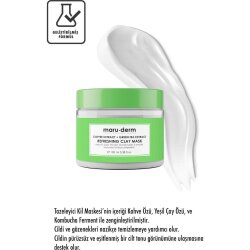 Maruderm Kahve ve Yeşil Çay Özü Tazeleyici Kil Maskesi 100ml - 2