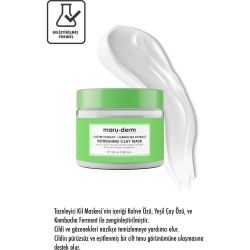 Maruderm Kahve ve Yeşil Çay Özü Tazeleyici Kil Maskesi 100ml - 7