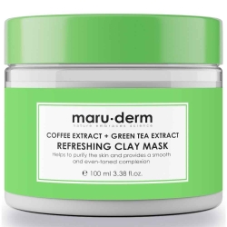 Maruderm Kahve ve Yeşil Çay Özü Tazeleyici Kil Maskesi 100ml - 8