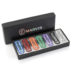 Marvis 7 Flavour Black Box - Seyahat Boy Diş Macun Seti 7x25 ml - Marvis (1)