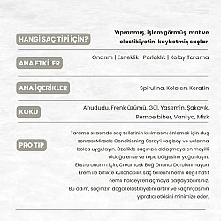 Matsu Miracle Biotin & Keratin Kolay Tarama Onarıcı Saç Spreyi 200 ml - 4