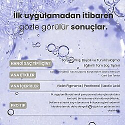 Matsu Turunculaşma Karşıtı Silver Mor Şampuan 350ml - 3