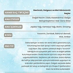 Matsu Volumizing Hacim Veren Doğal Dalga Deniz Tuzlu Sprey 200 ml - 5