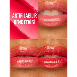 Maybelline Lifter Glaze Shea Yağı ve Hyalüronik Asit içeren Renkli Dudak Balmı-02 Pink Drip - 6