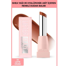 Maybelline Lifter Glaze Shea Yağı ve Hyalüronik Asit içeren Renkli Dudak Balmı - 09 Latte Crush
