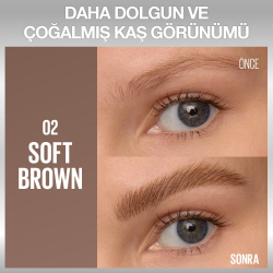 Maybelline New York Brow Insert Çift Uçlu Kaş Kalemi – 02 Soft Brown - Maybelline (1)