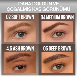 Maybelline New York Brow Insert Çift Uçlu Kaş Kalemi – 02 Soft Brown - 4