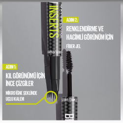 Maybelline New York Brow Insert Çift Uçlu Kaş Kalemi – 02 Soft Brown - 5