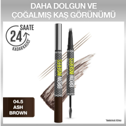 Maybelline New York Brow Insert Çift Uçlu Kaş Kalemi 4.5 Ash Brown - Maybelline
