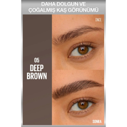 Maybelline New York Brow Insert Çift Uçlu Kaş Kalemi – Deep Brown - 3